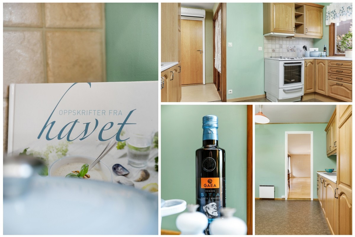 Collage fra kjøkken Galleribilde