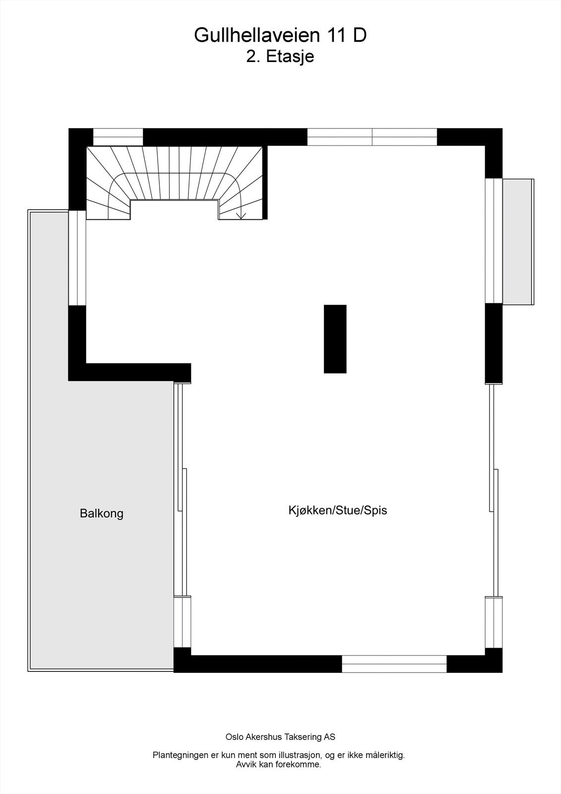Plantegning 2. etg. Galleribilde