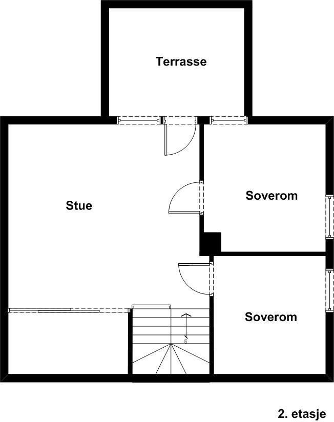 Planskisse 2 etasje Galleribilde