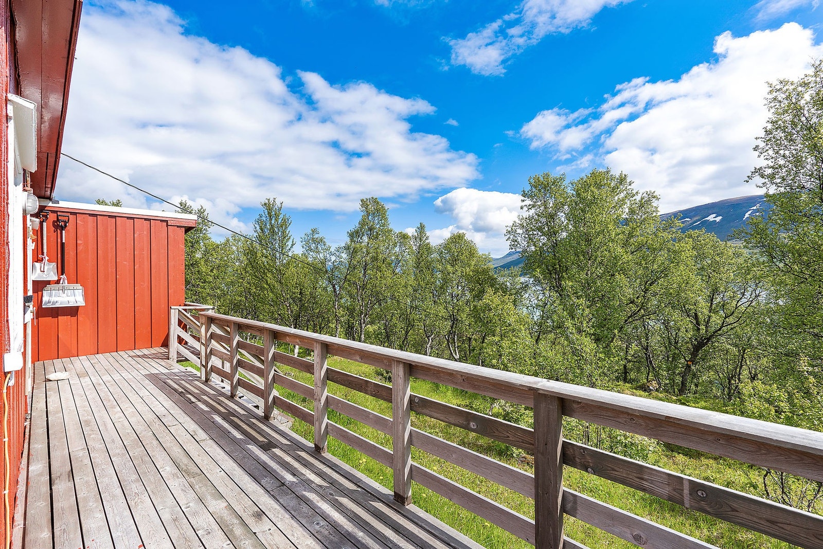 Terrassen mot øst. Galleribilde