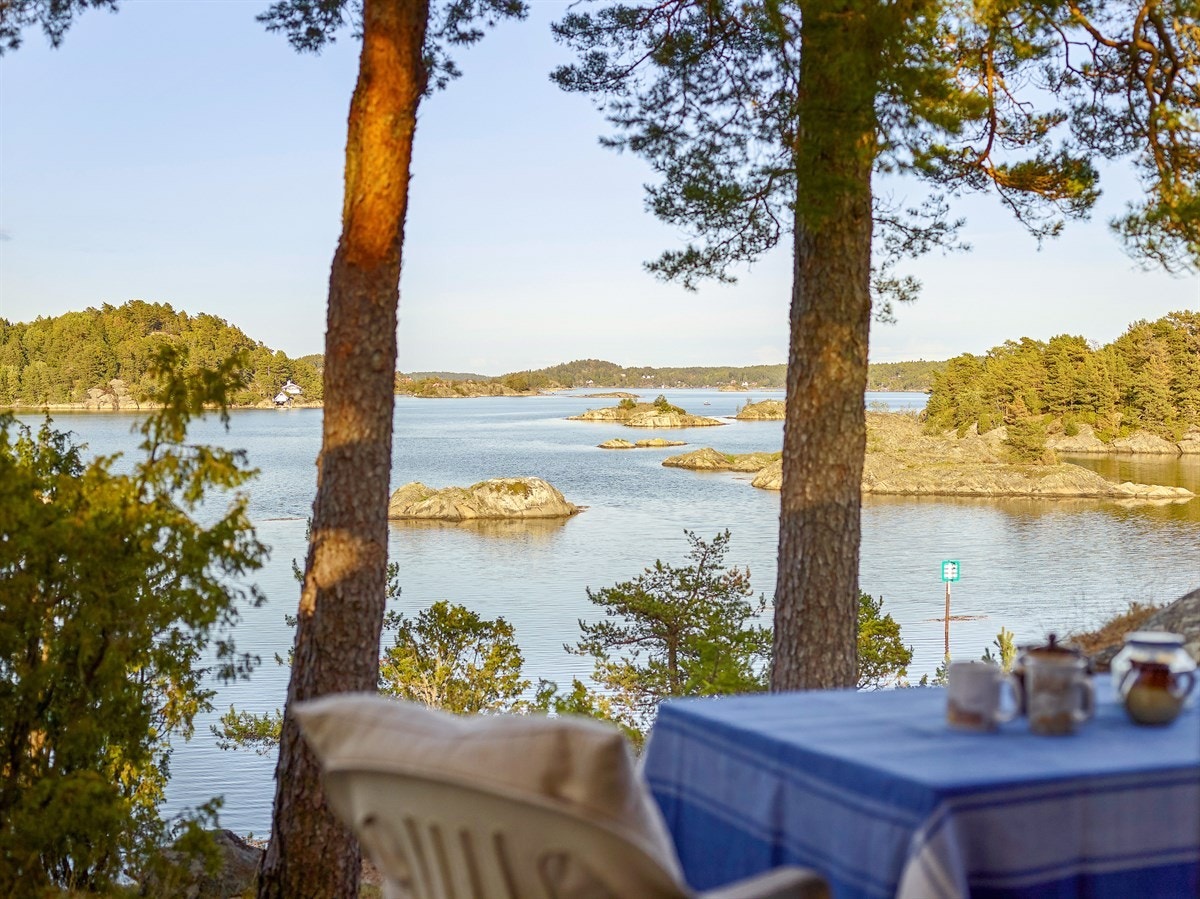 Terrasse mot syd Galleribilde