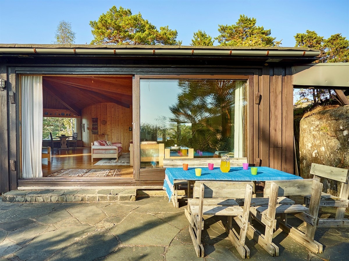 Terrasse mot syd Galleribilde