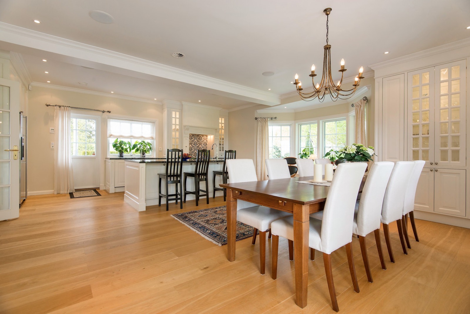 Det er vannbåren varme i alle rom, med unntak av soverom. Galleribilde