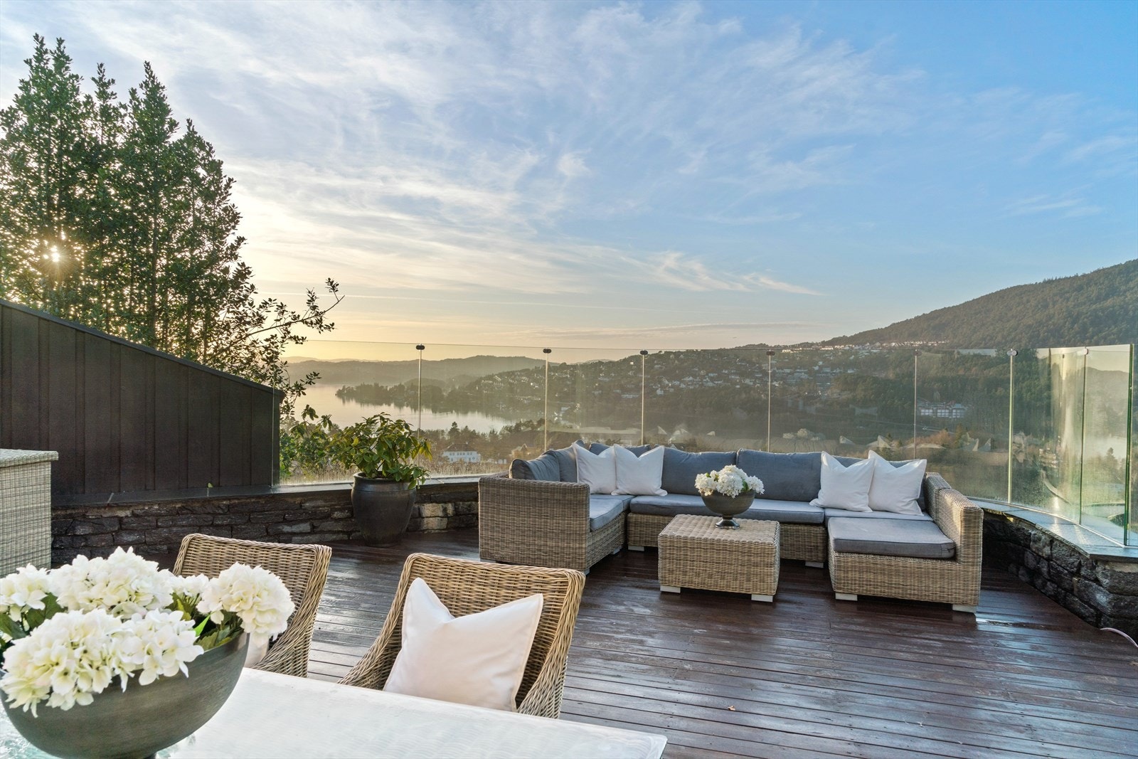 Det er meget gode solforhold på eiendommen Galleribilde