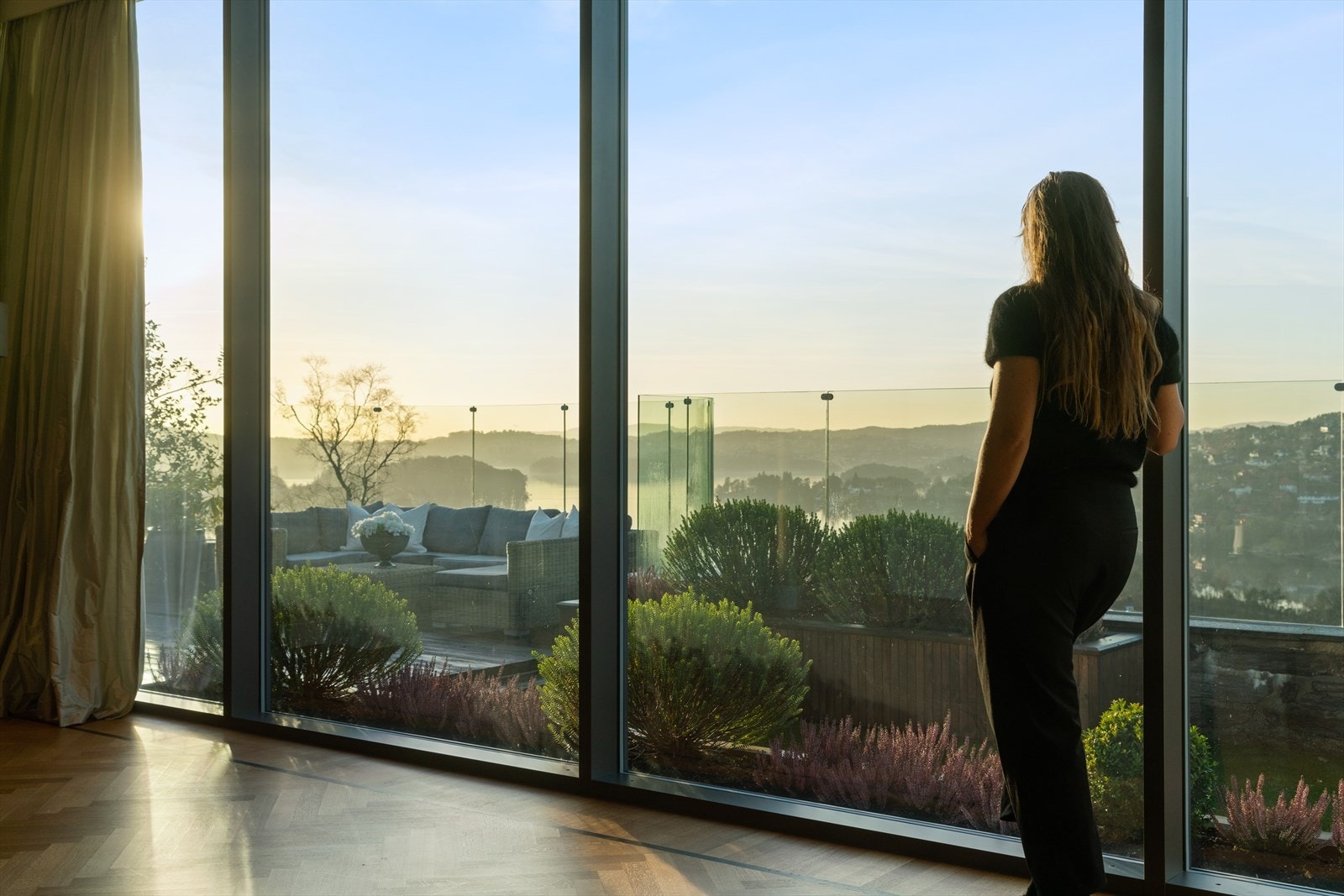 Vakker utsikt fra en av stuene Galleribilde