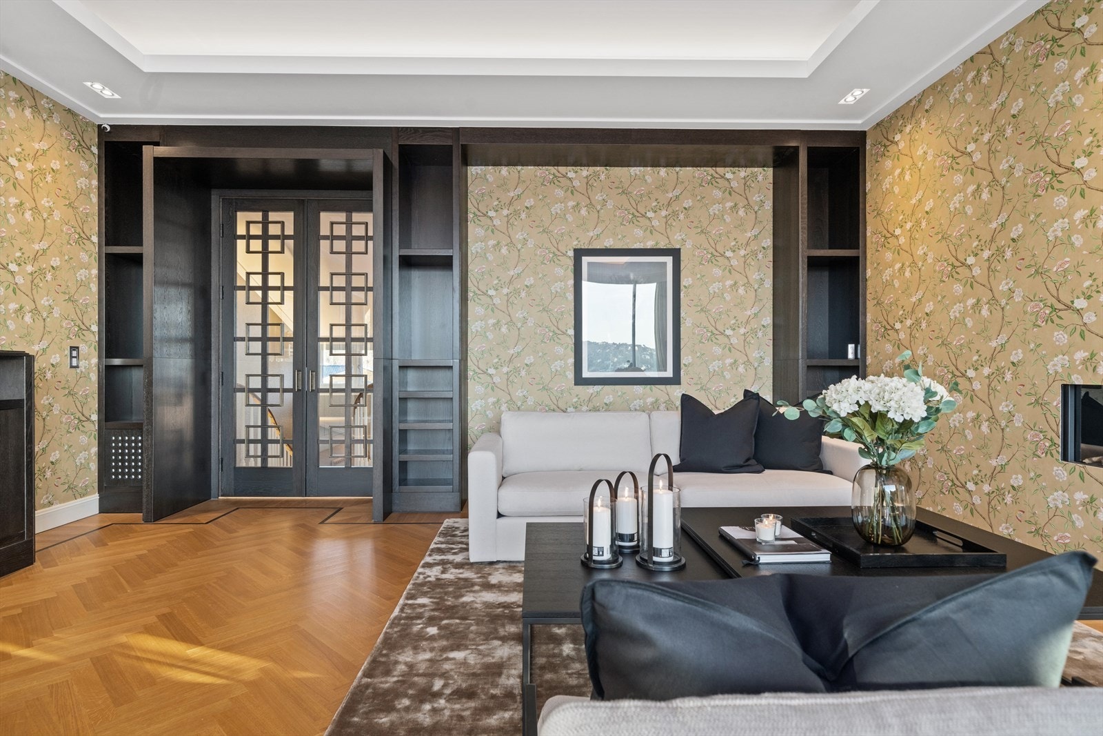 Mange spesialbyggede detaljer i huset. Galleribilde