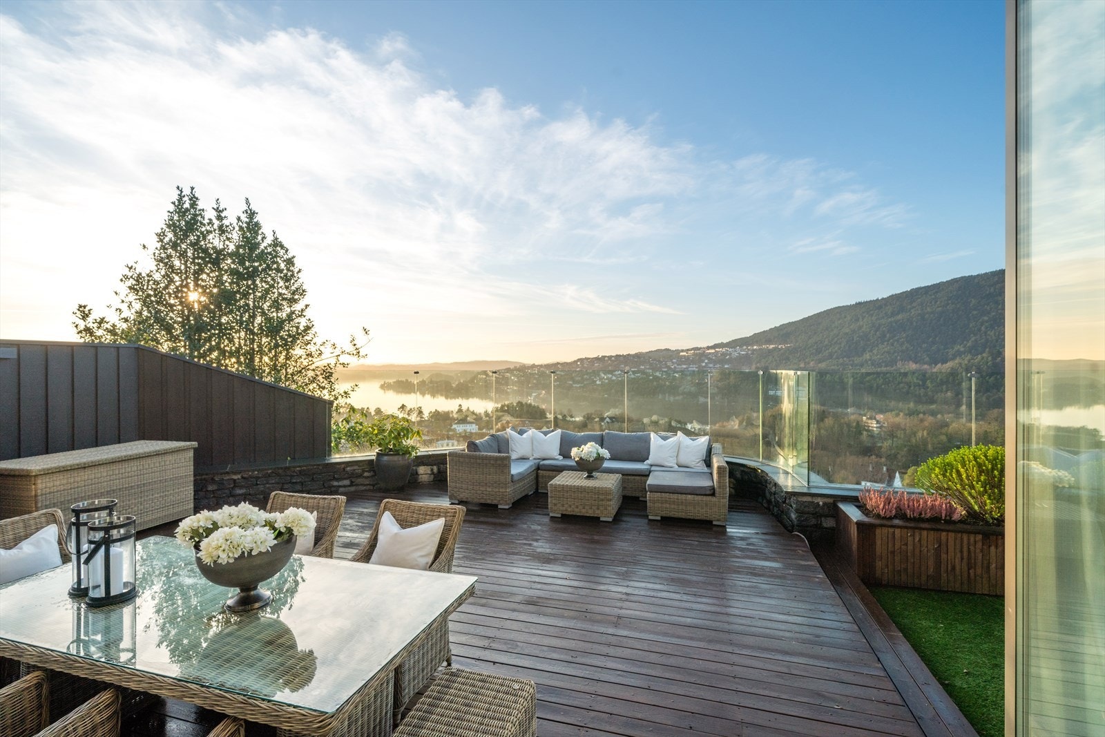 Eiendommen har en fantastisk utsikt Galleribilde