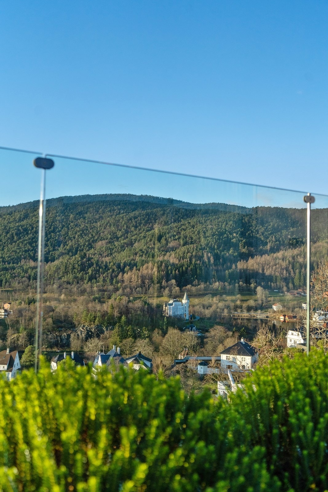 Detaljbilde fra terrasse. Galleribilde