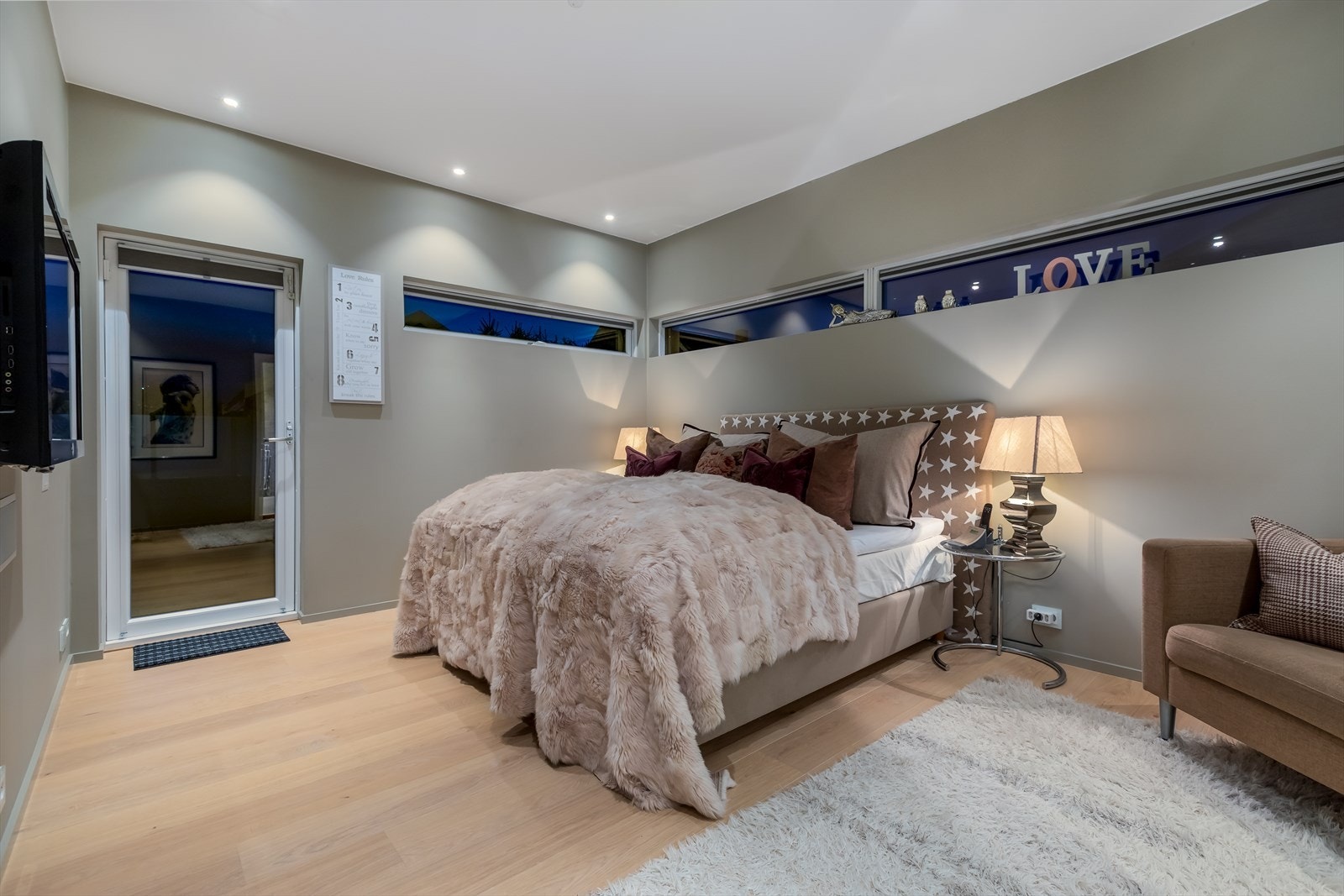 ~ Hovedsoverommet er holdt i delikate farger ~ Galleribilde