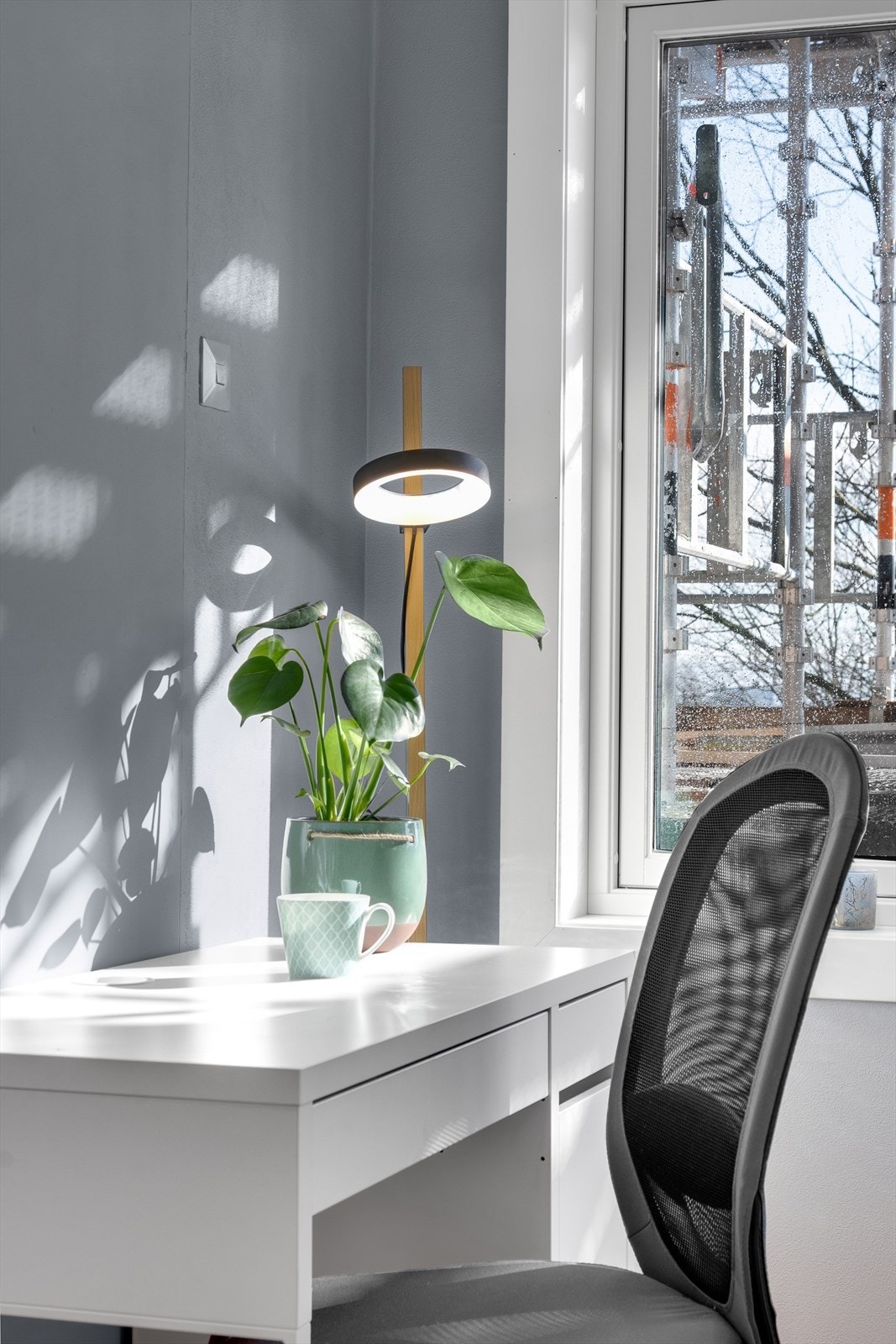 Flott utsyn fra soveromsvinduet. Galleribilde