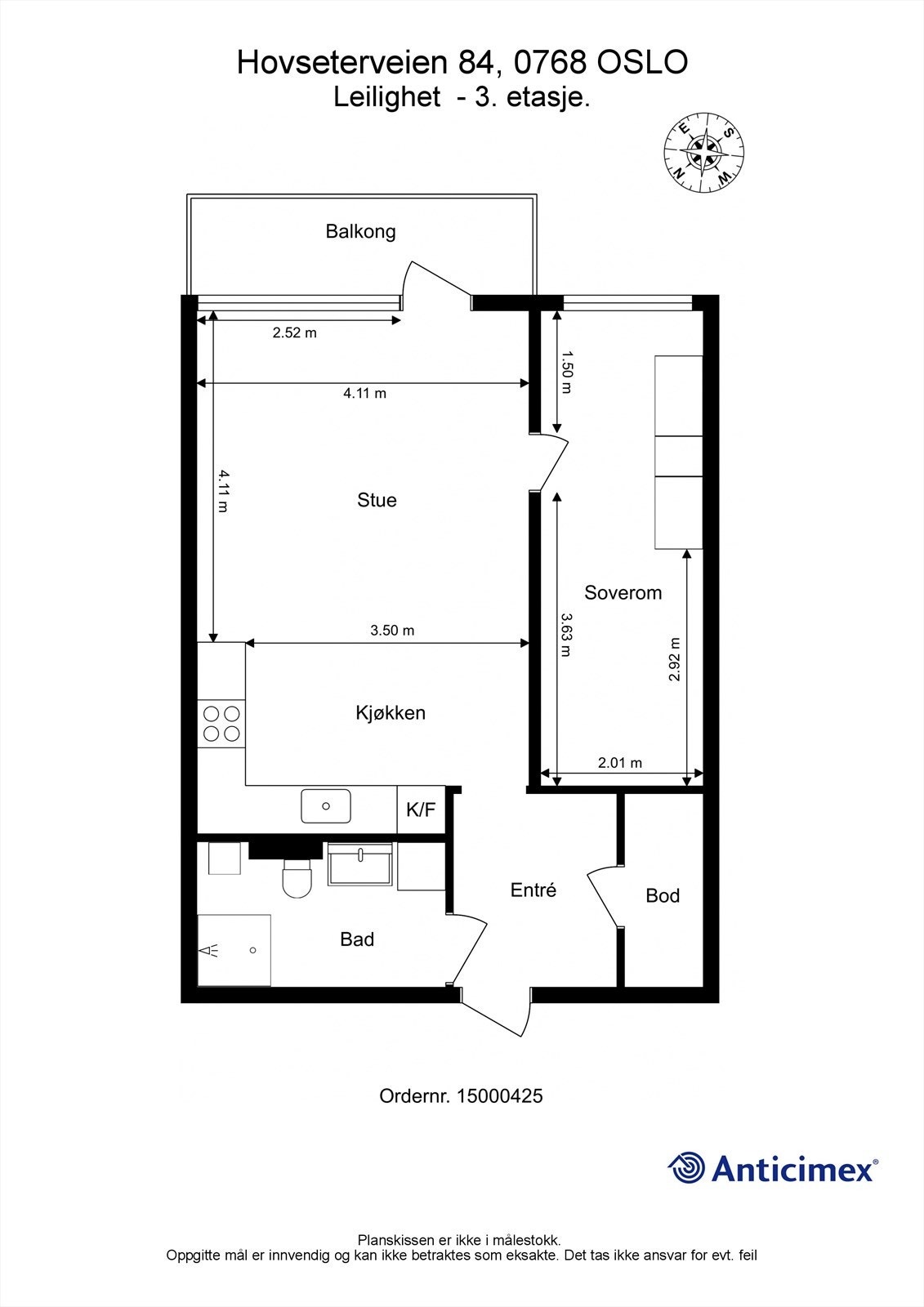 Plantegning. Galleribilde