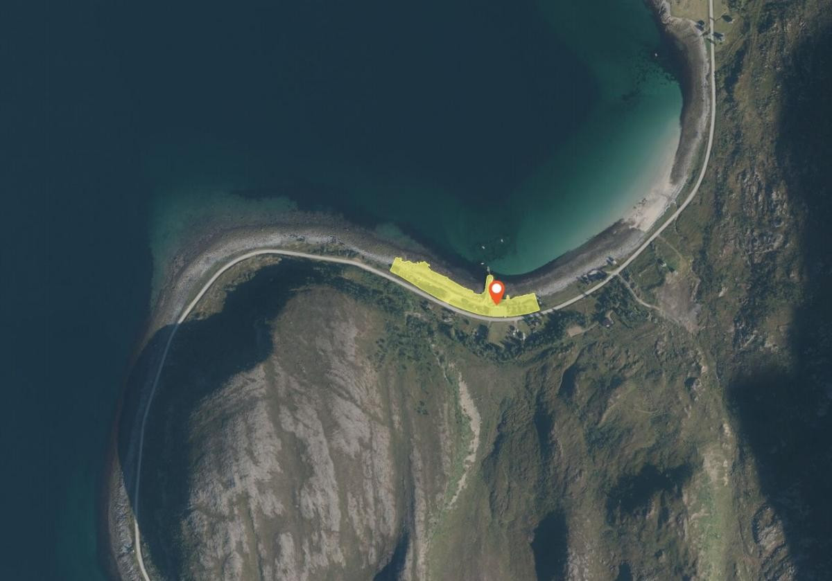 Idyllisk plassering helt ytterst i havgapet