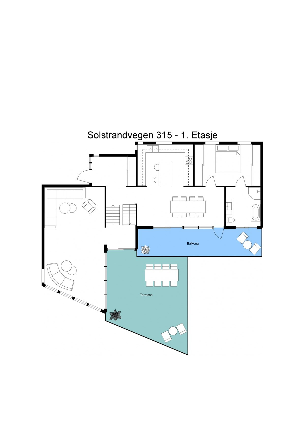 Planskisse 1. etasje
