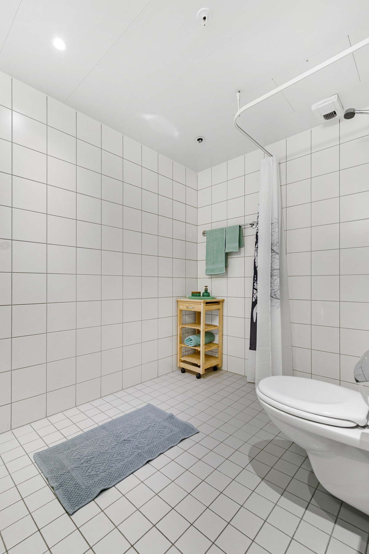 Badet er av god størrelse