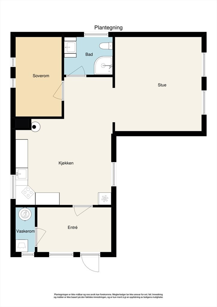 Plantegning Galleribilde