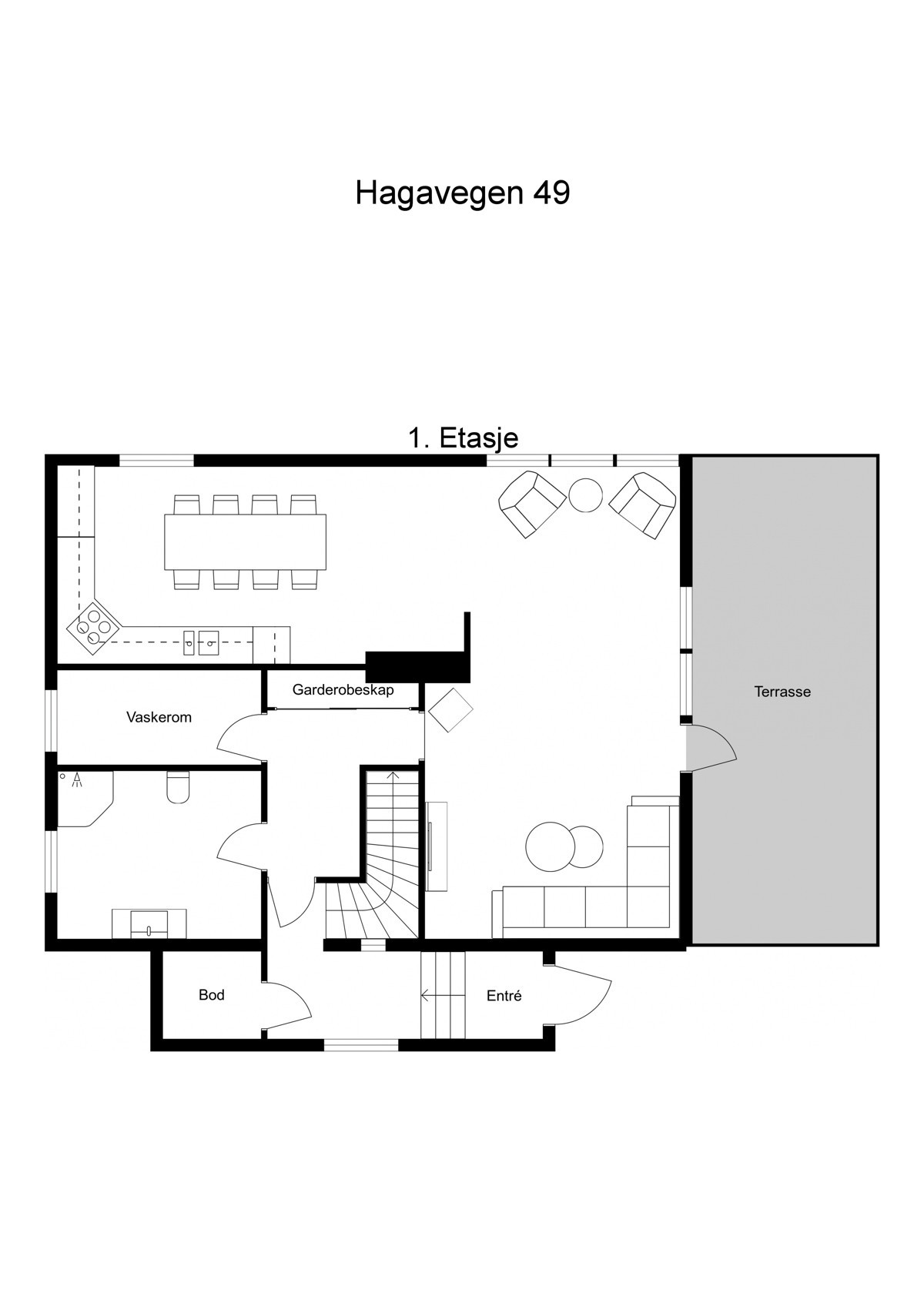 Planskisse 1. etasje