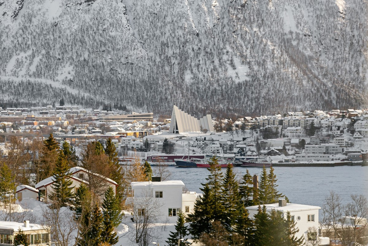 Utsikt mot Ishavskatedralen