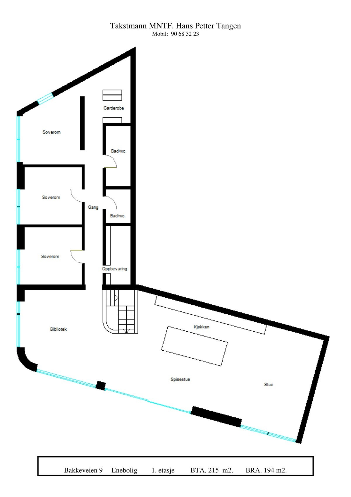 Plantegning - 1. etasje Galleribilde