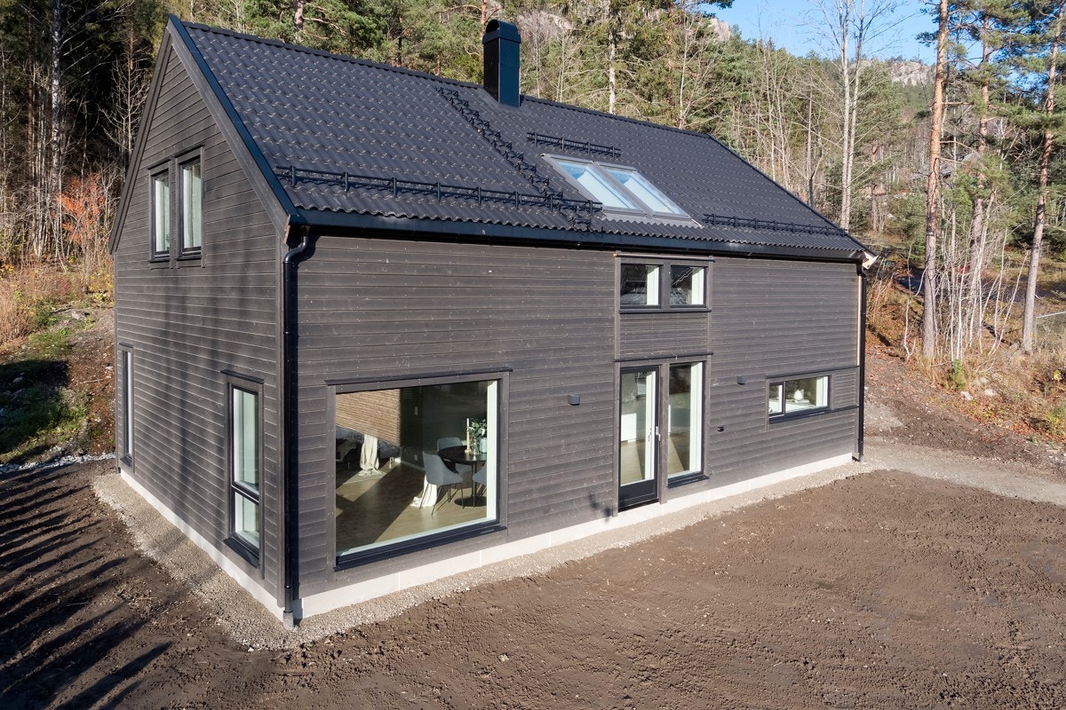 Tomten er klargjort for såing og beplantning. Galleribilde
