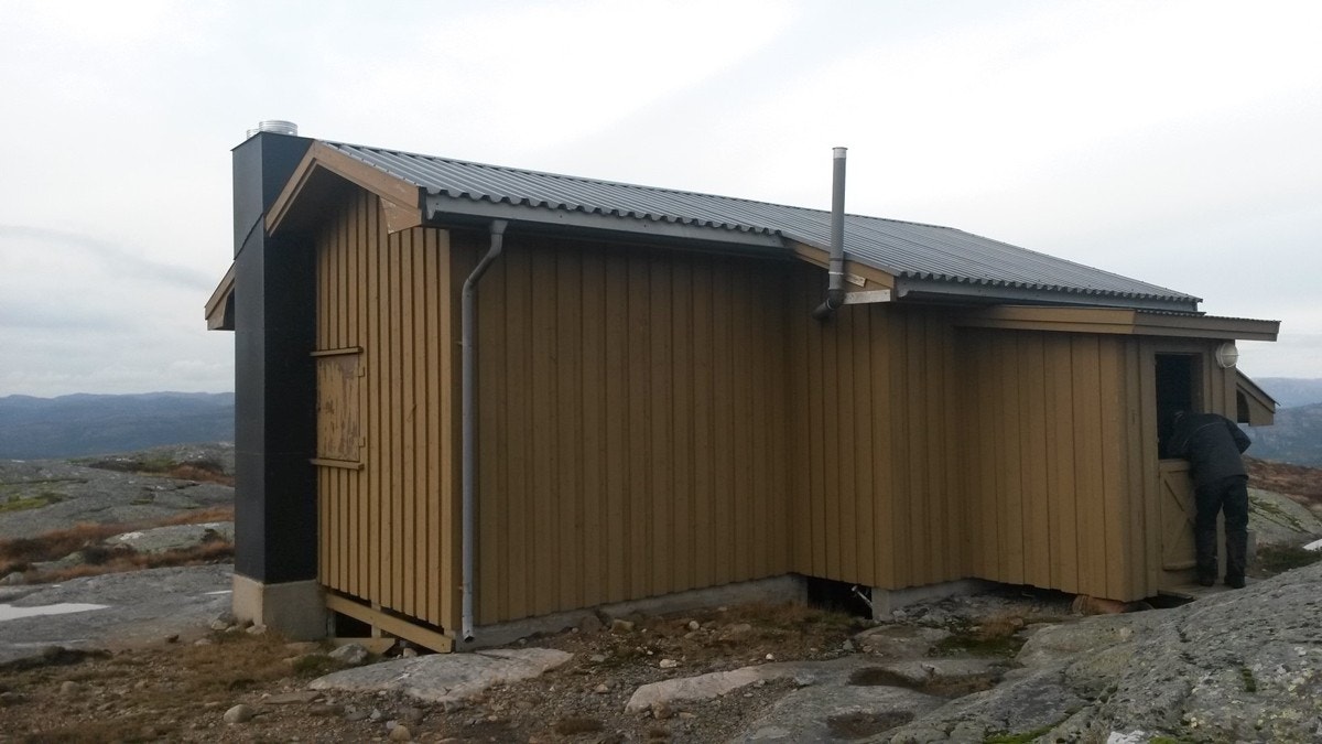 Hytta er fra 1992 Galleribilde