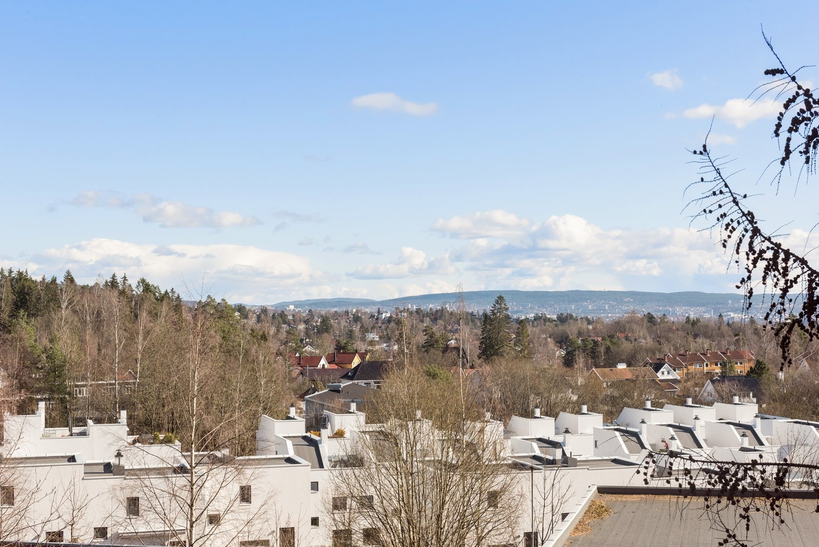 Utsikt fra balkongen Galleribilde