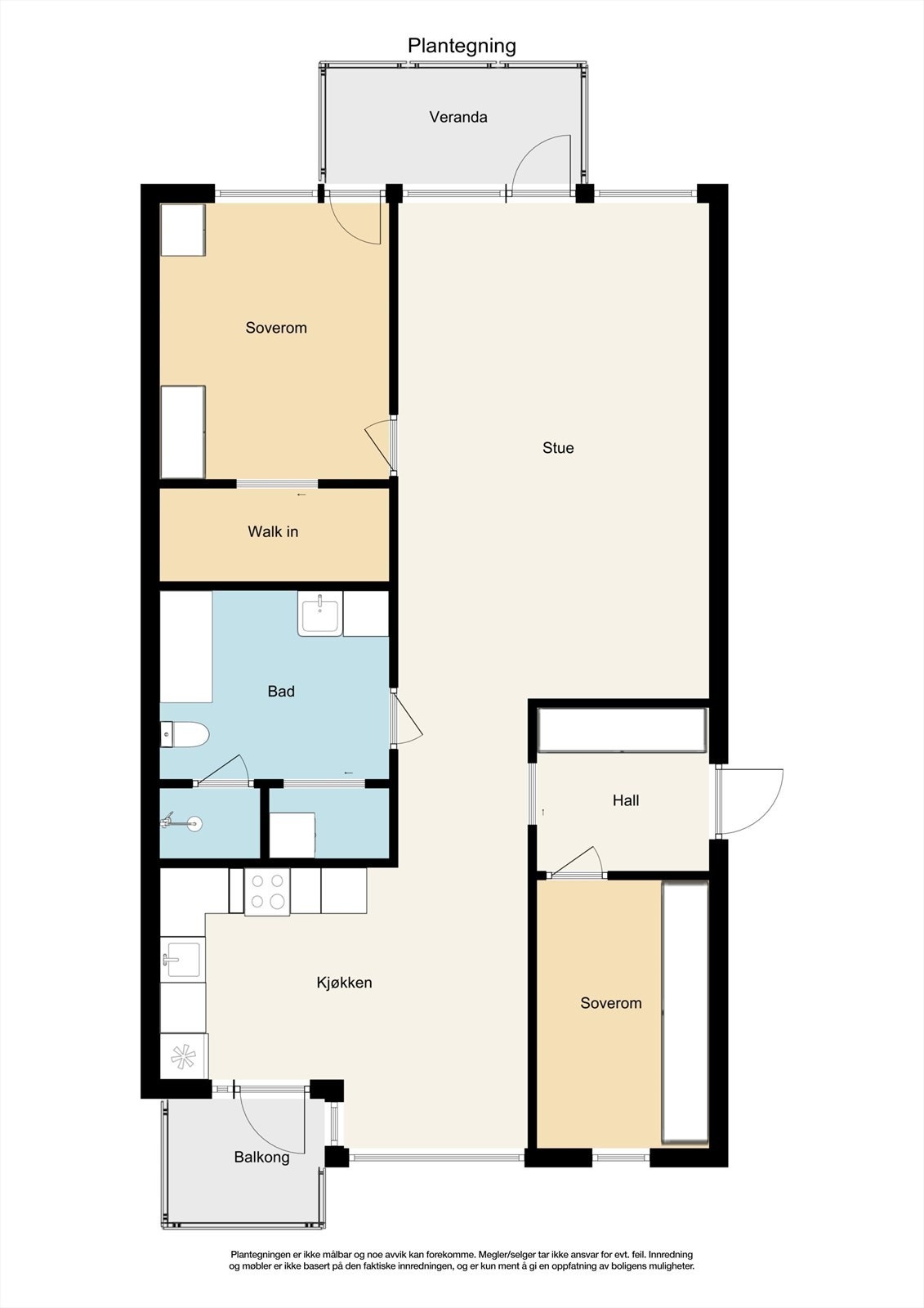 2dplan og 1 Galleribilde