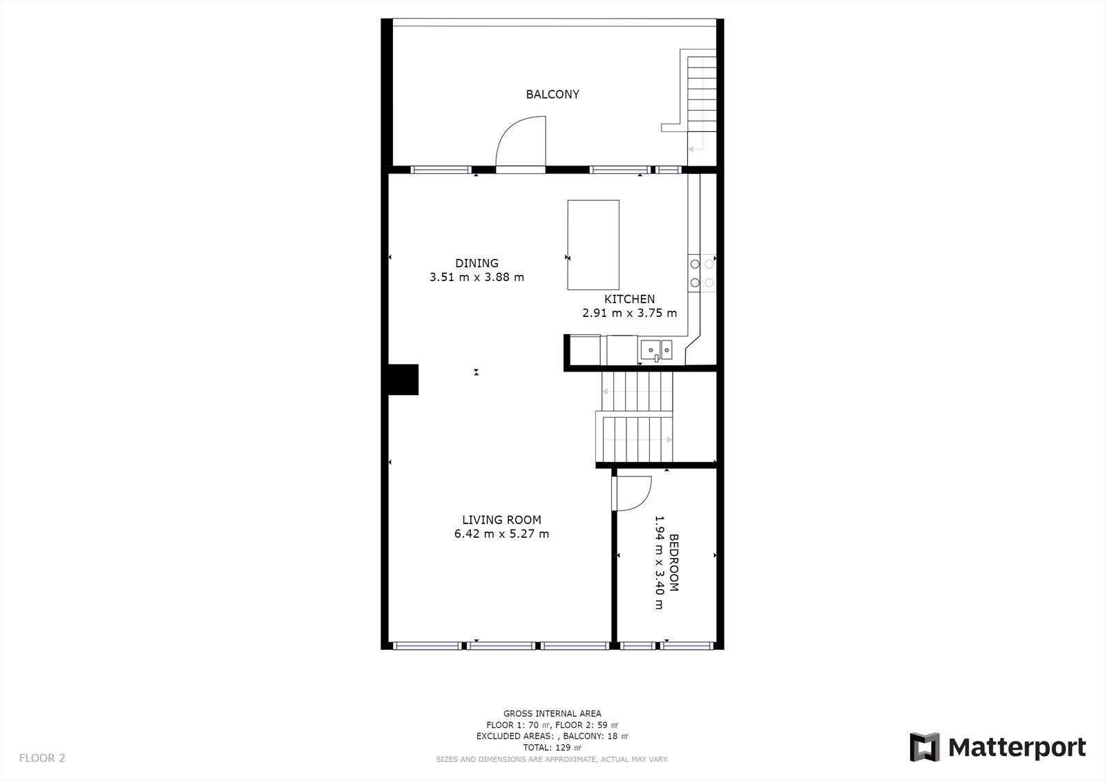 Plantegning 2. etg - Se også virtuell visning! Galleribilde