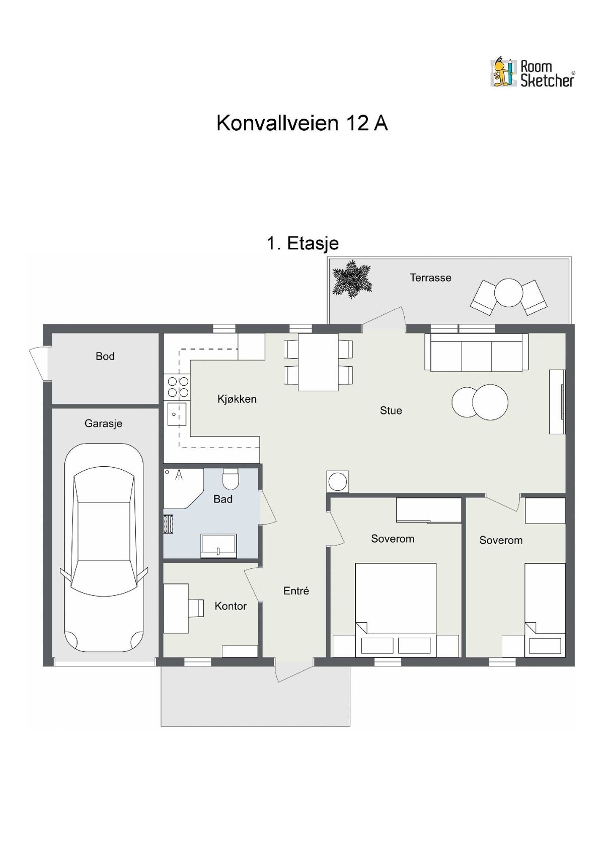 Plantegning. Galleribilde