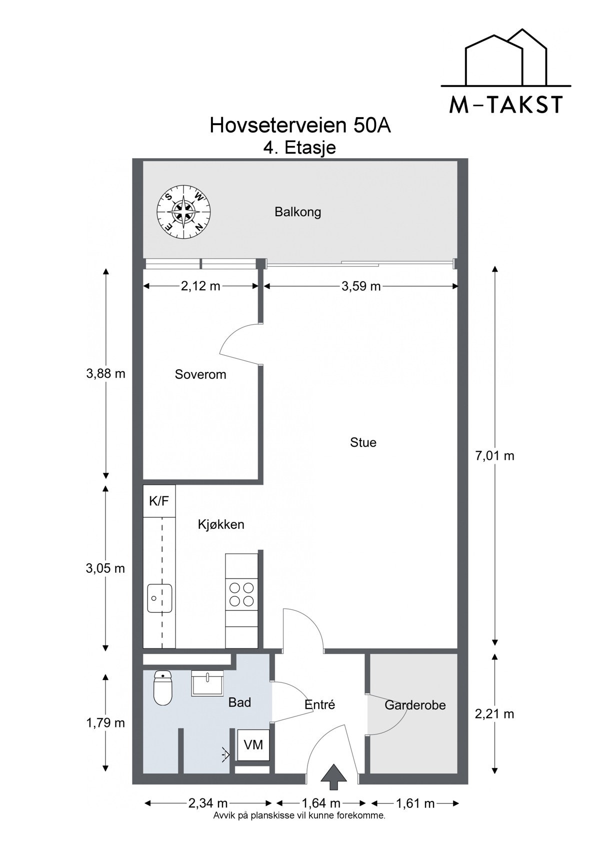 Hovseterveien 50A - 4. Etasje Galleribilde