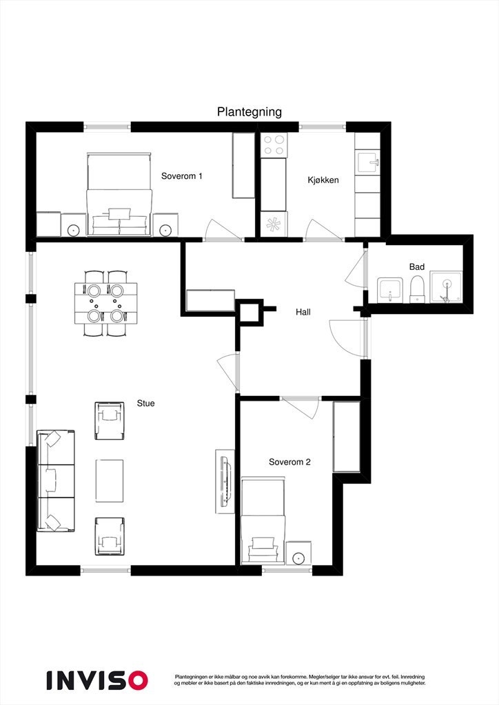 Plantegning Galleribilde
