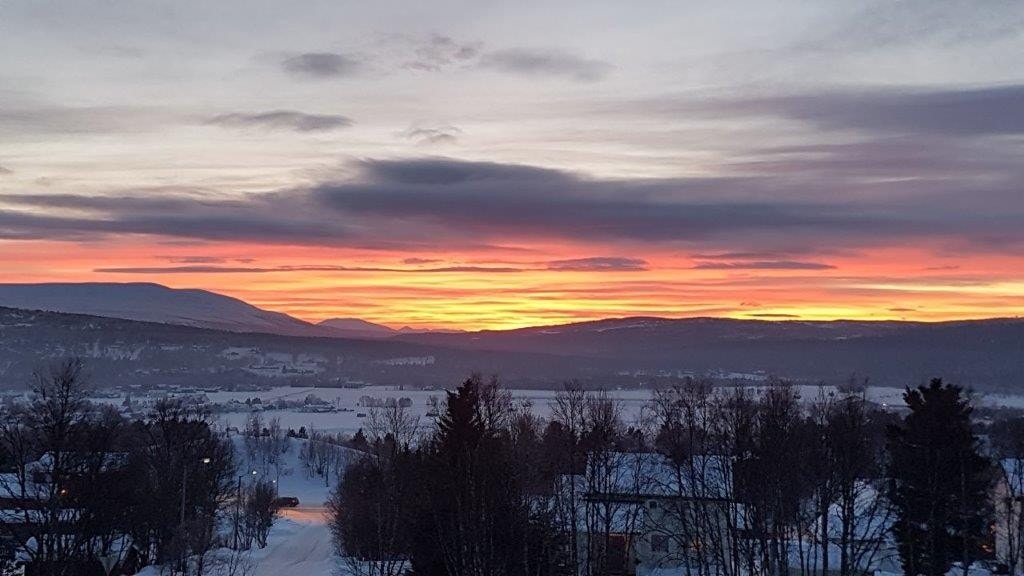 Selgers bilde av den magiske utsikten. Etter en lang dag er det godt og slappe av med en god bok og denne utsikten. Galleribilde