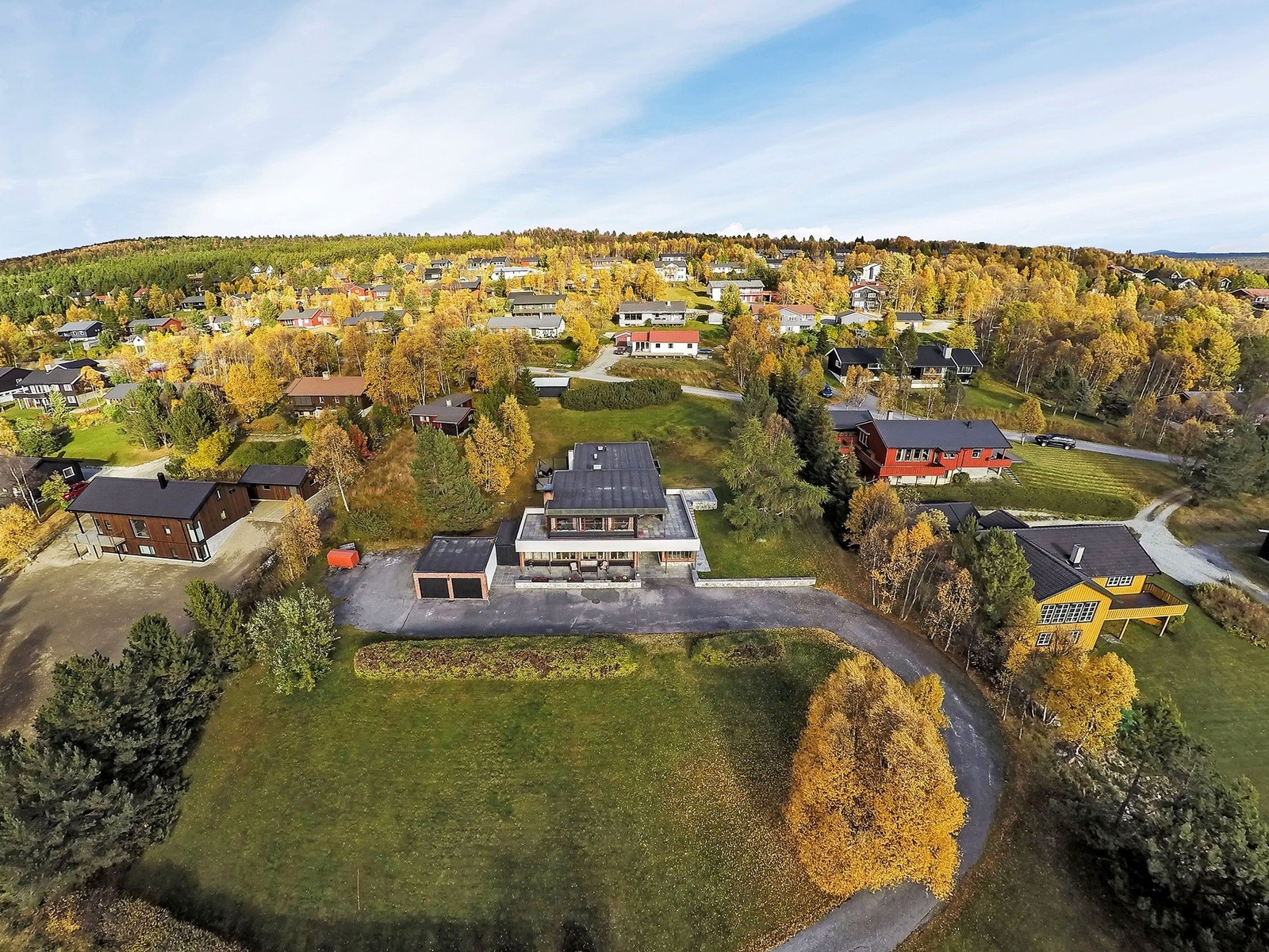 Dronebilde Galleribilde