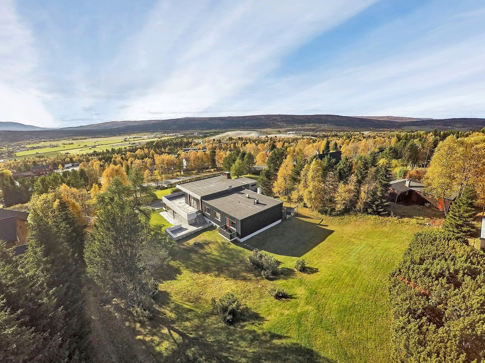 Dronebilde Galleribilde