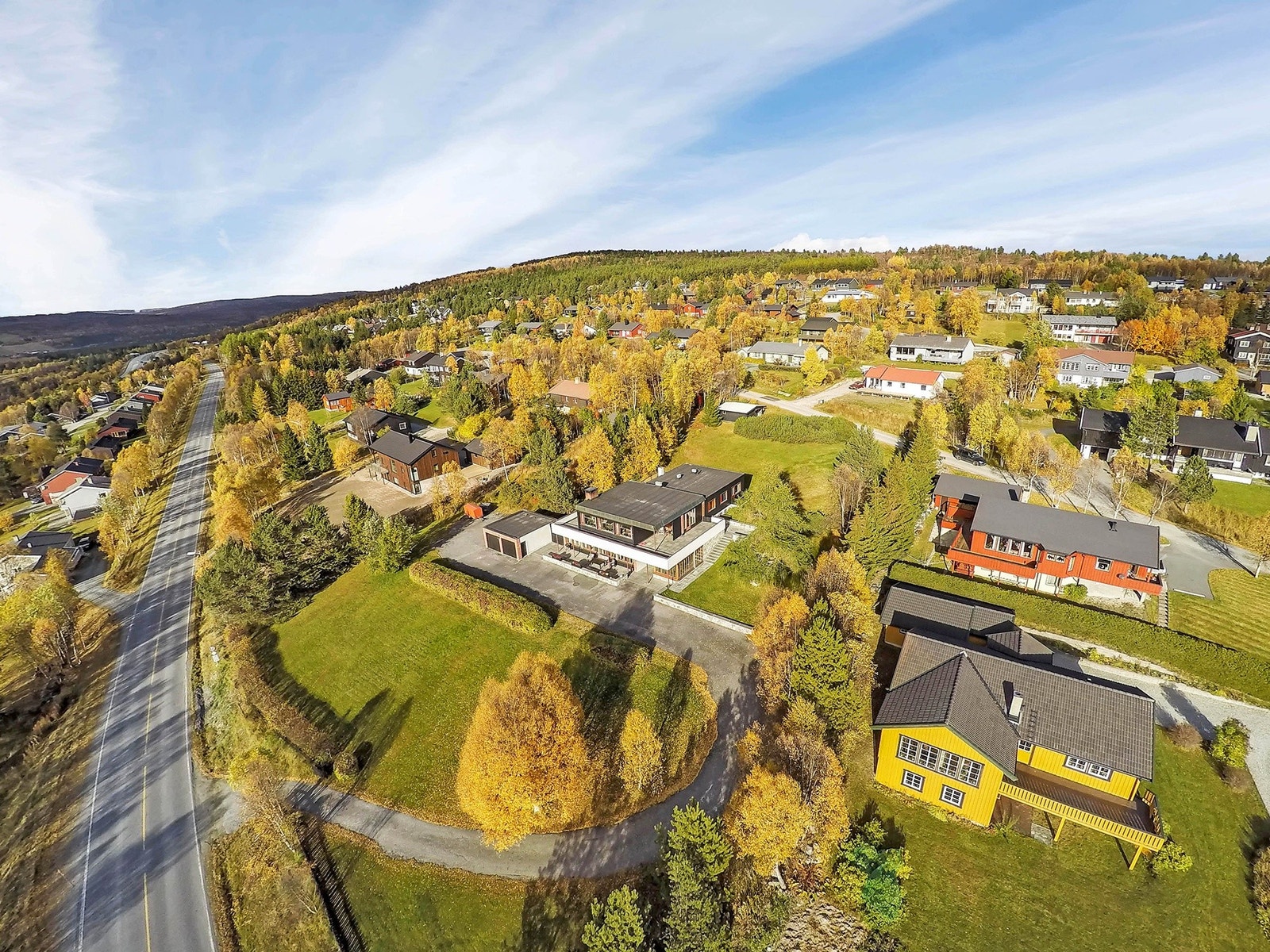 Dronebilde Galleribilde