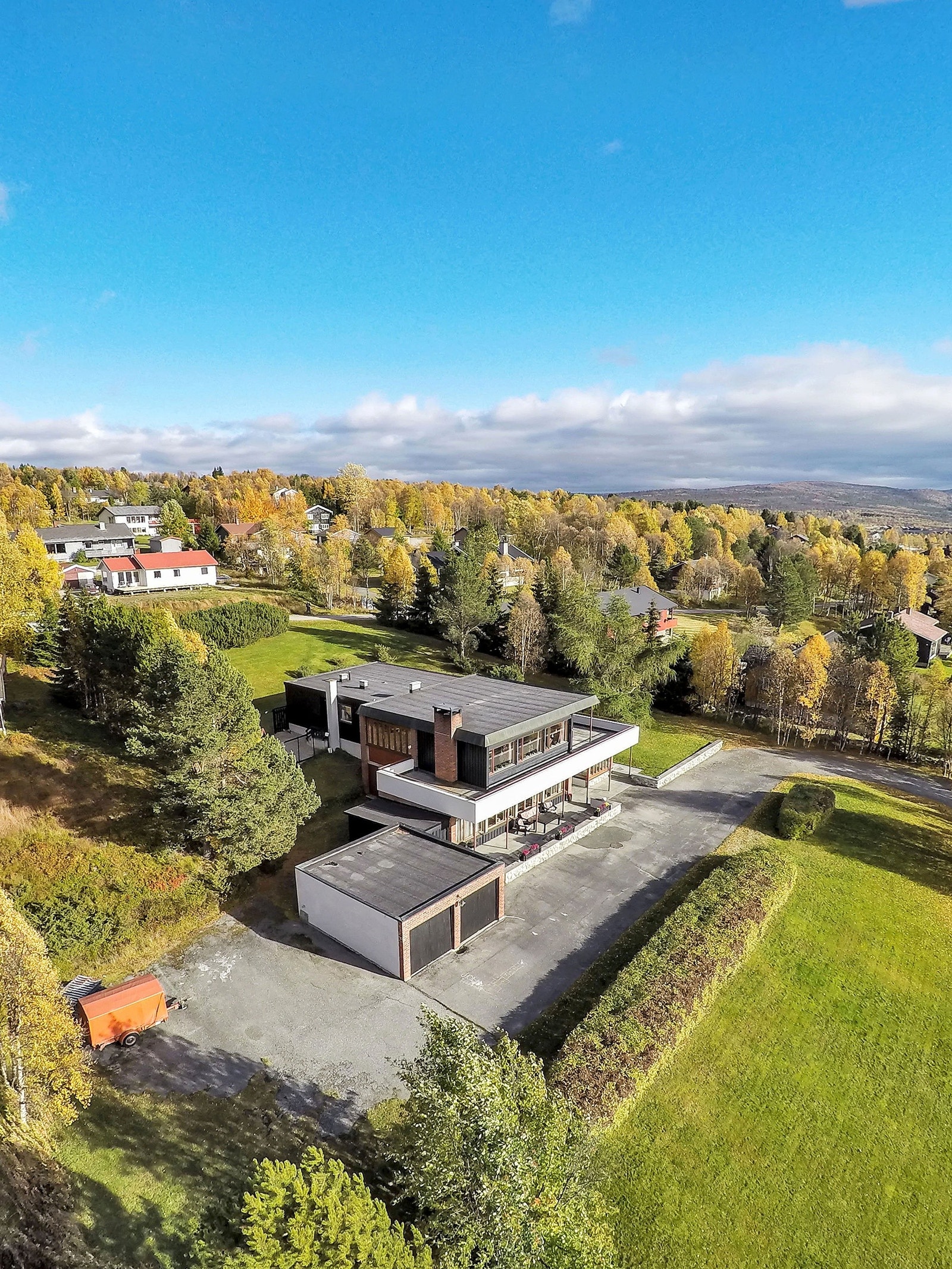 Dronebilde Galleribilde