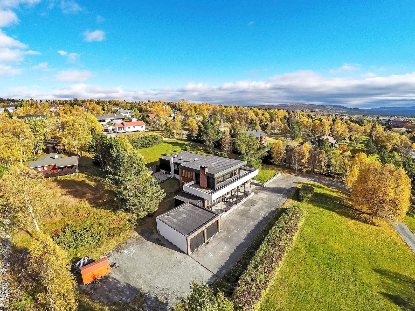 Dronebilde Galleribilde