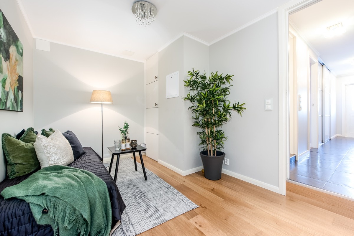 Disponibelt rom med flere muligheter for ulik møblering. Galleribilde