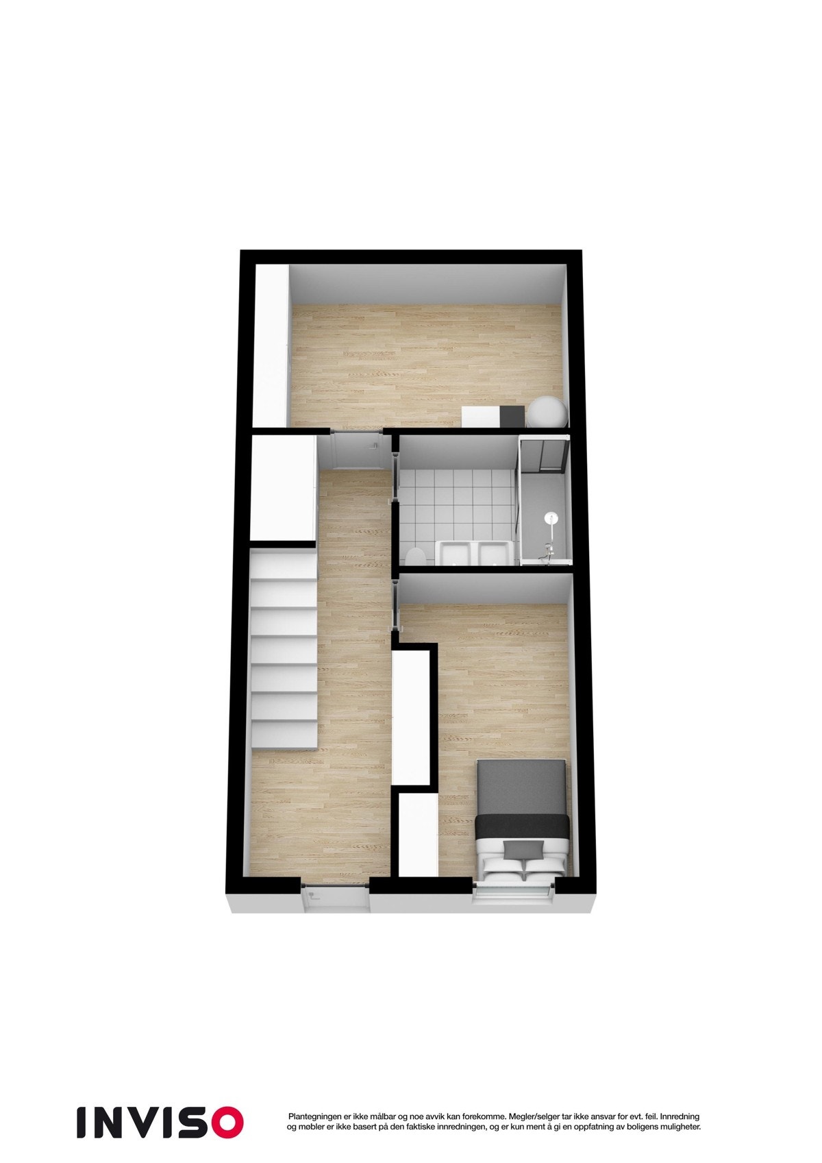 3D plantegning Galleribilde