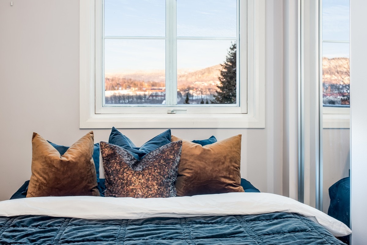 Flott utsikt fra hovedsoverommet også. Galleribilde