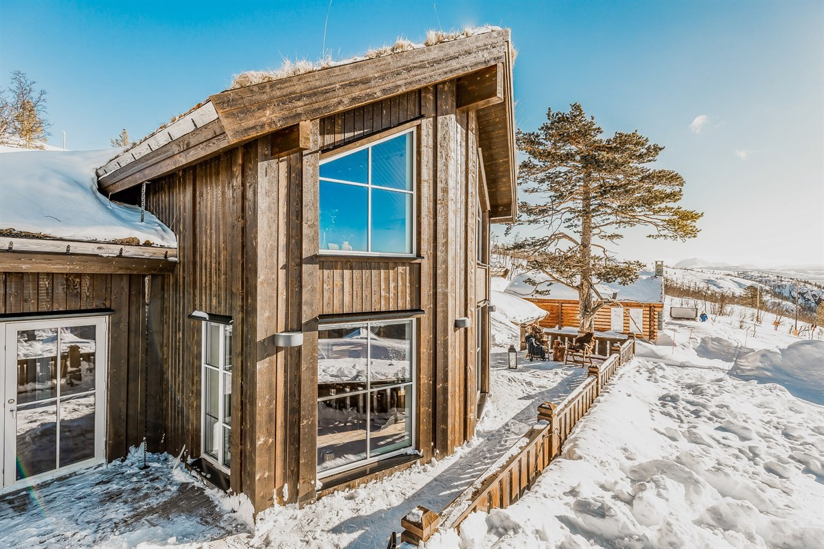 Fantastisk fritidsbolig på nydelig utsiktstomt i Målselv Fjellandsby