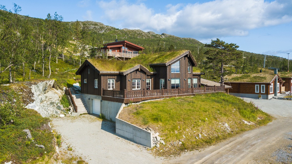 Fantastisk fritidsbolig på nydelig utsiktstomt i Målselv Fjellandsby