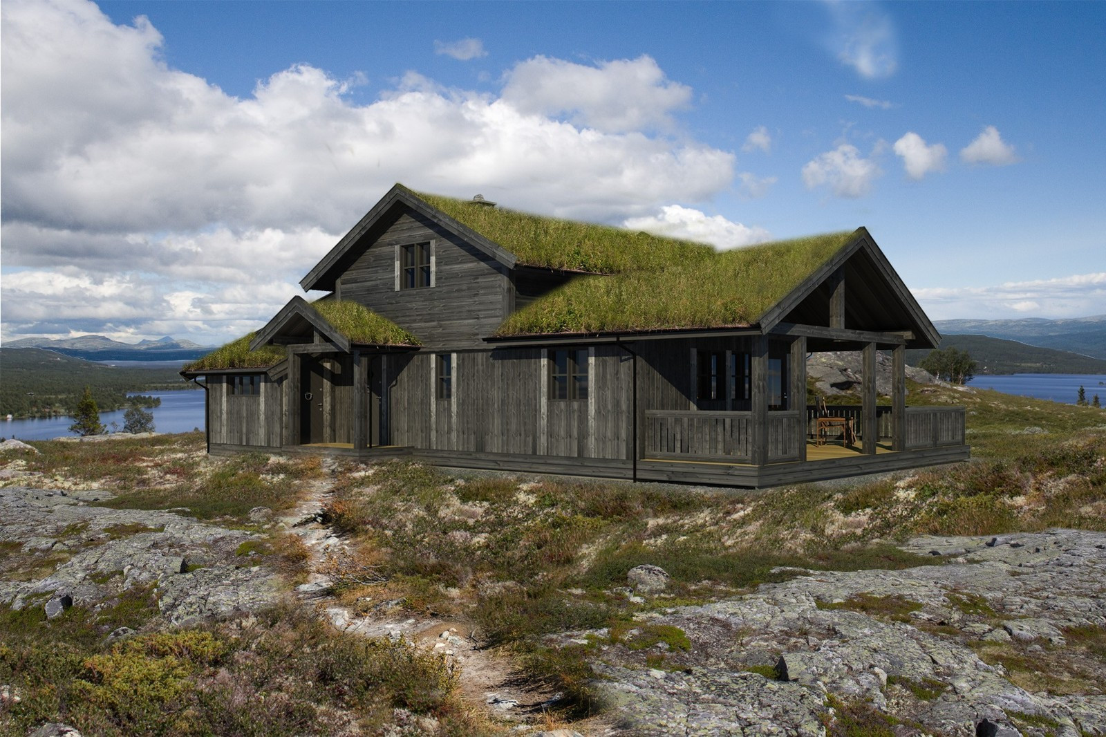 Vi bygger Norges mest kjøpte fjellhytte på Skrimfjellet.
