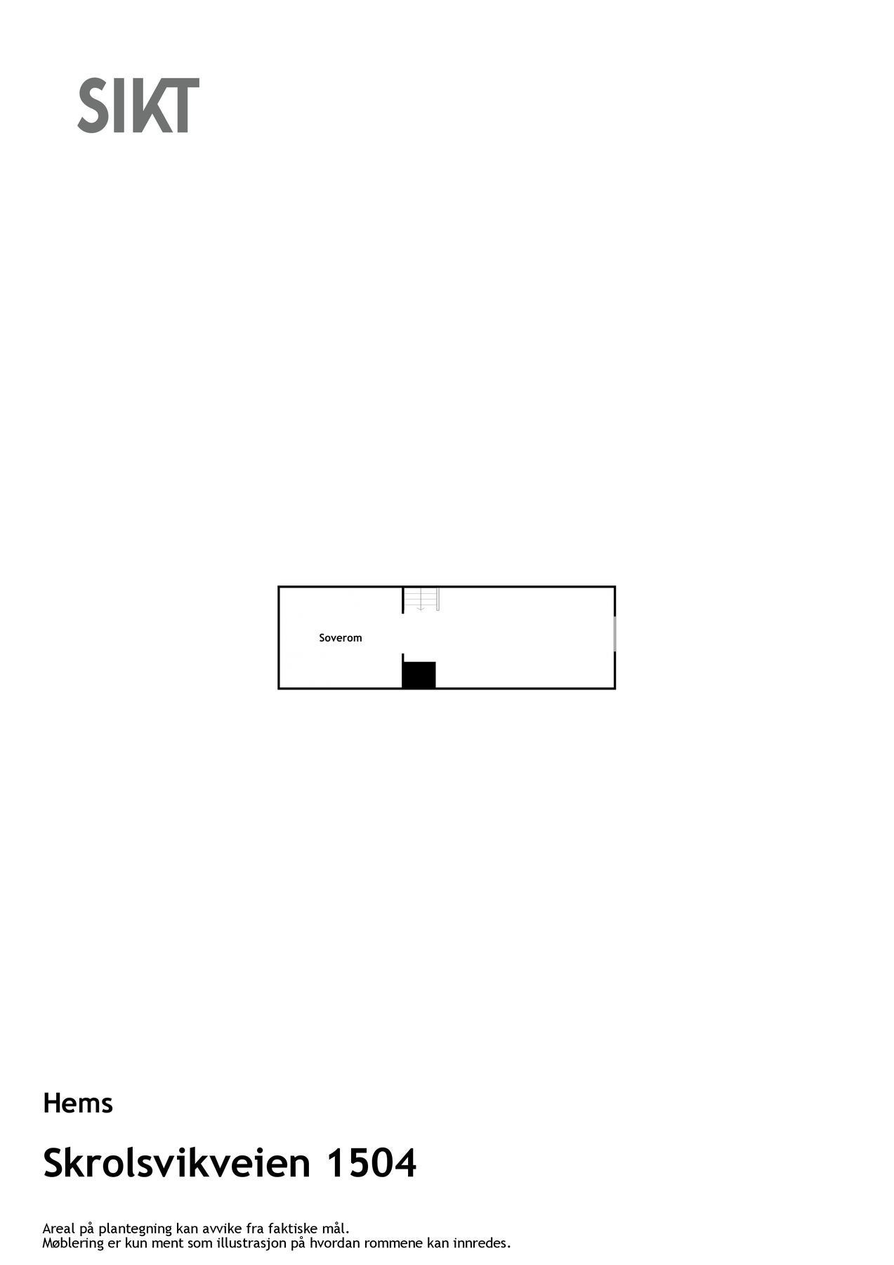 Floorplan letterhead - Skrolsvikveien 1504 - Hems - 2D Floor Plan Galleribilde