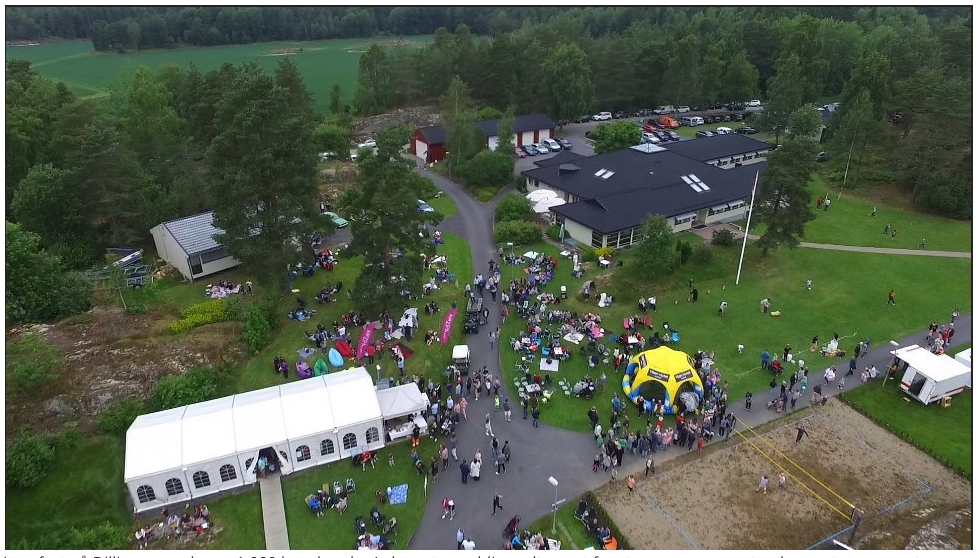 Større arrangement på eiendommen Galleribilde