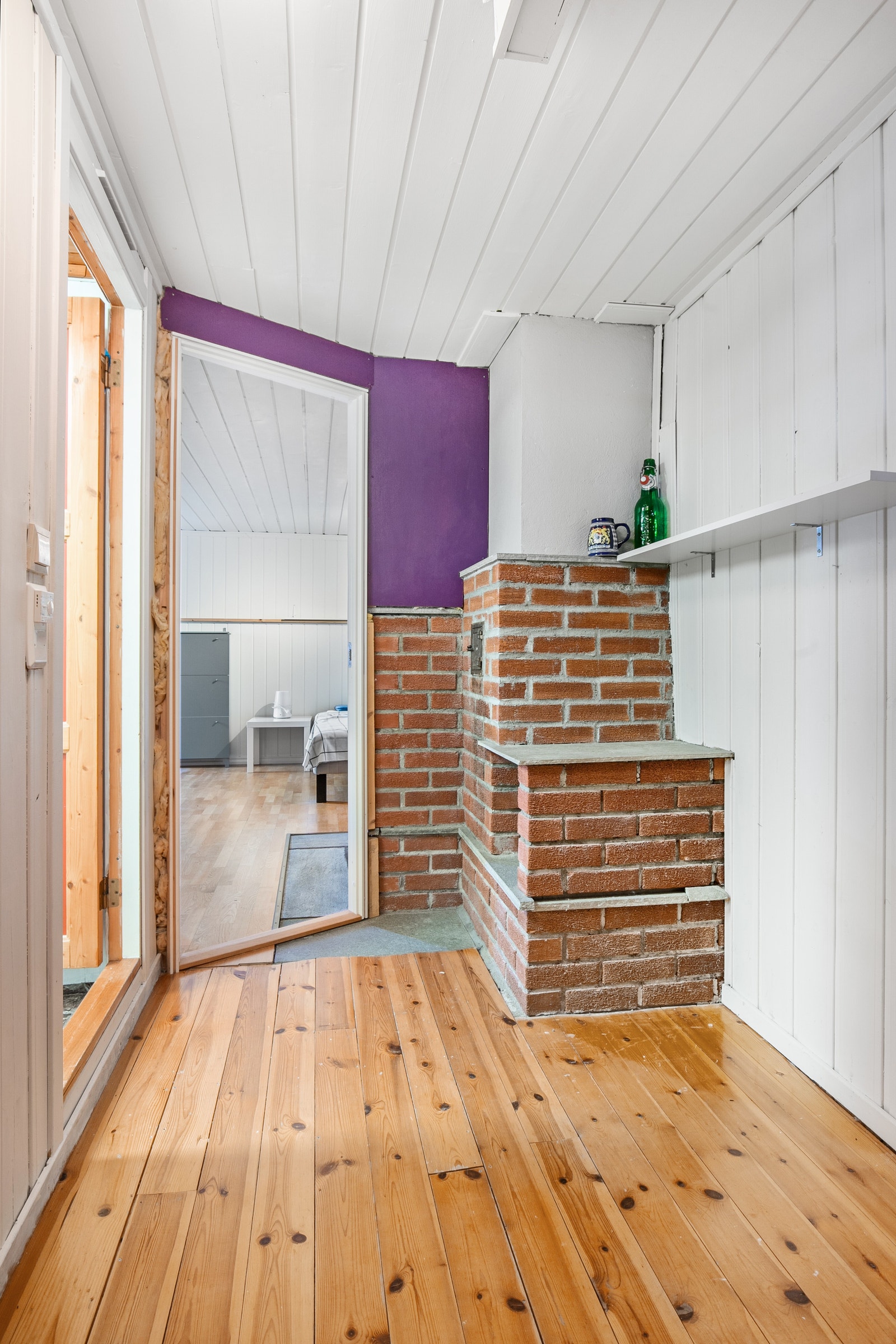 Uti gangen kan man fint sette opp et kontor/garderobeskap. Galleribilde