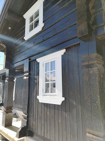 Tidligere oppførte hytter. Galleribilde