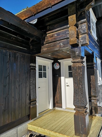 Tidligere oppførte hytter. Galleribilde