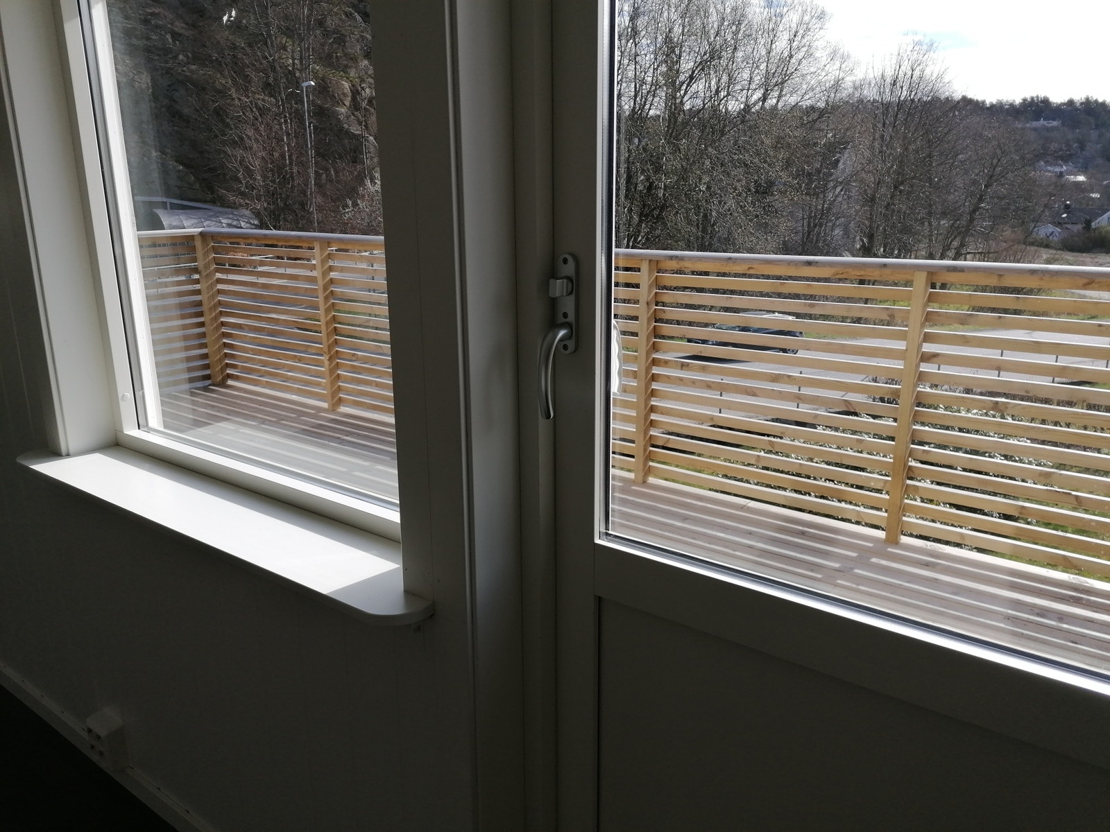 Utgang til veranda fra stue Galleribilde