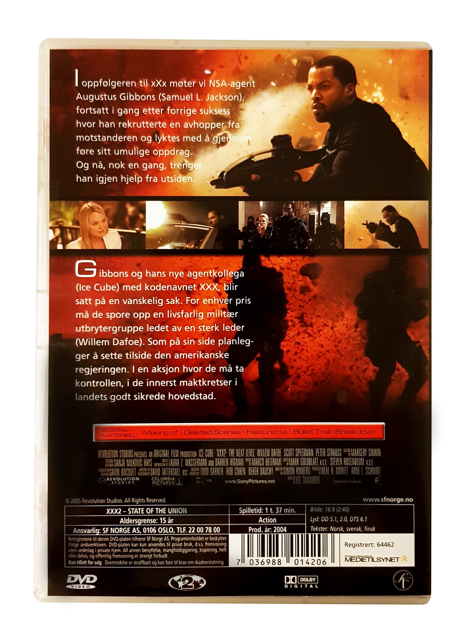 xXx² The Next Level / xXx State of the Union fra 2005 (DVD