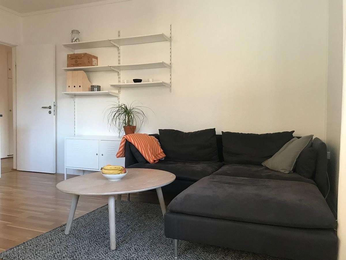 Koselig sofahjørnet i stuen Galleribilde